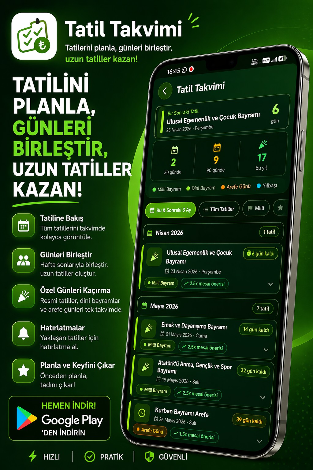 Tatil Takvimi